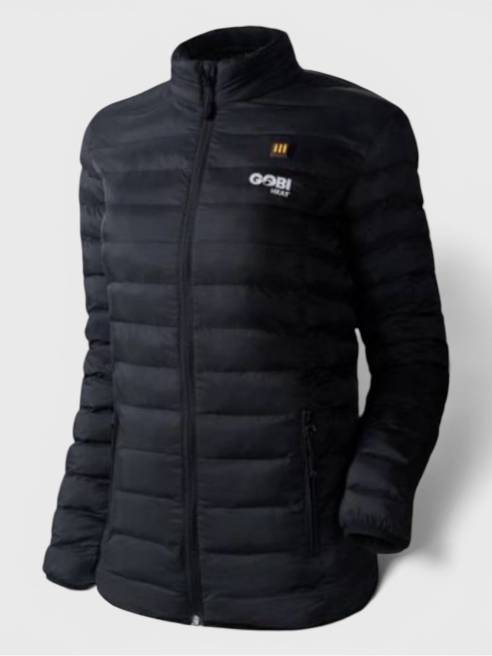 902 NEW! Gobi Heat Women's Wolf 3 Zone Heated Black Puffer Jacket w/ Battery